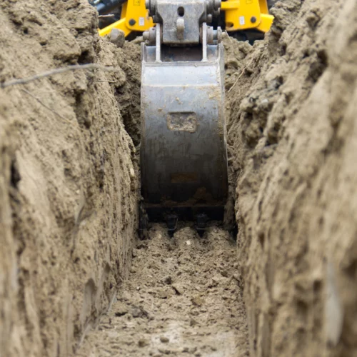 trenching home